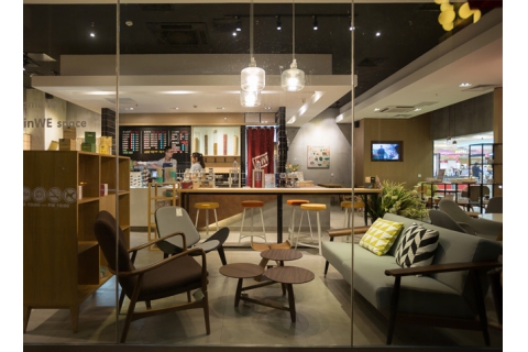 實木咖啡廳餐桌椅布局有什么效果？圖文