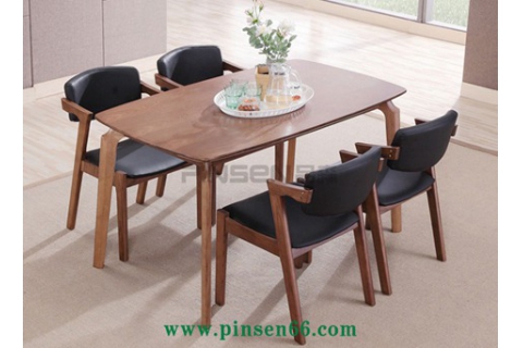 現(xiàn)代簡約北歐實木餐桌椅組合-北歐餐桌椅定制廠家