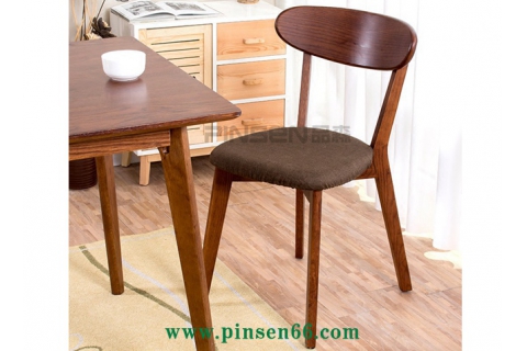 北歐簡約實(shí)木椅-北歐餐桌椅定制廠家