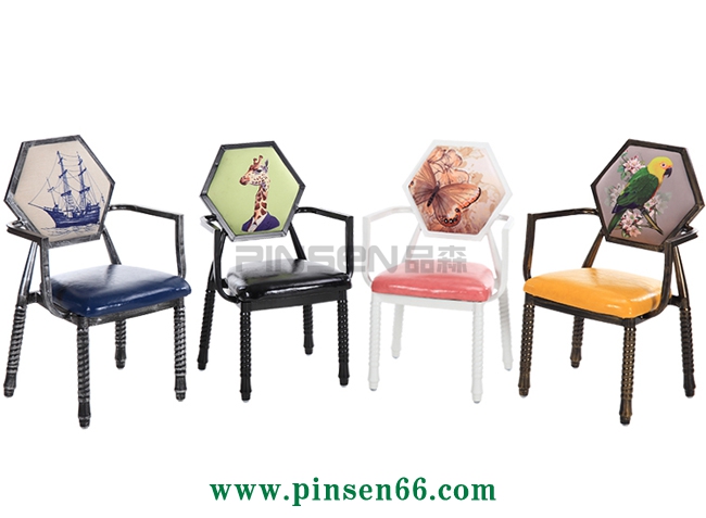 復古工業(yè)風餐椅